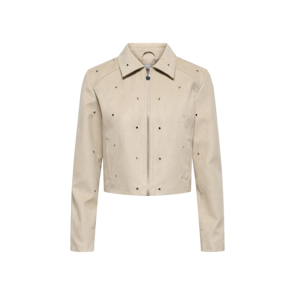 Jacqueline de Yong — Jacket 15363425 round neck beige woman