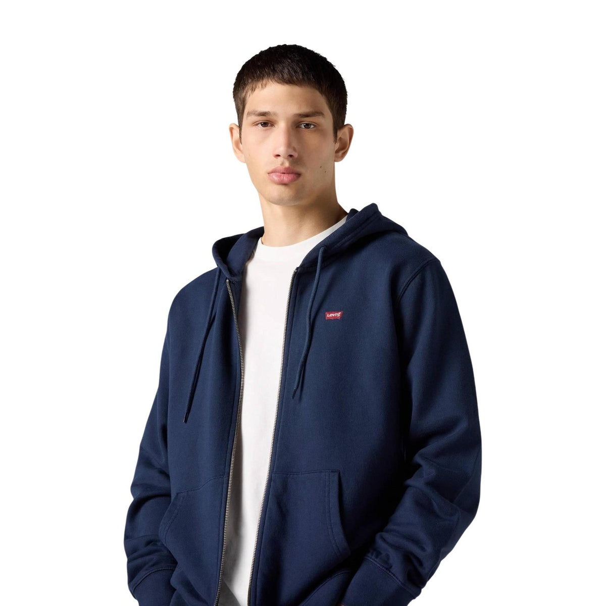 Levi’s — Men’s blue Original zipped sweatshirt — view 3