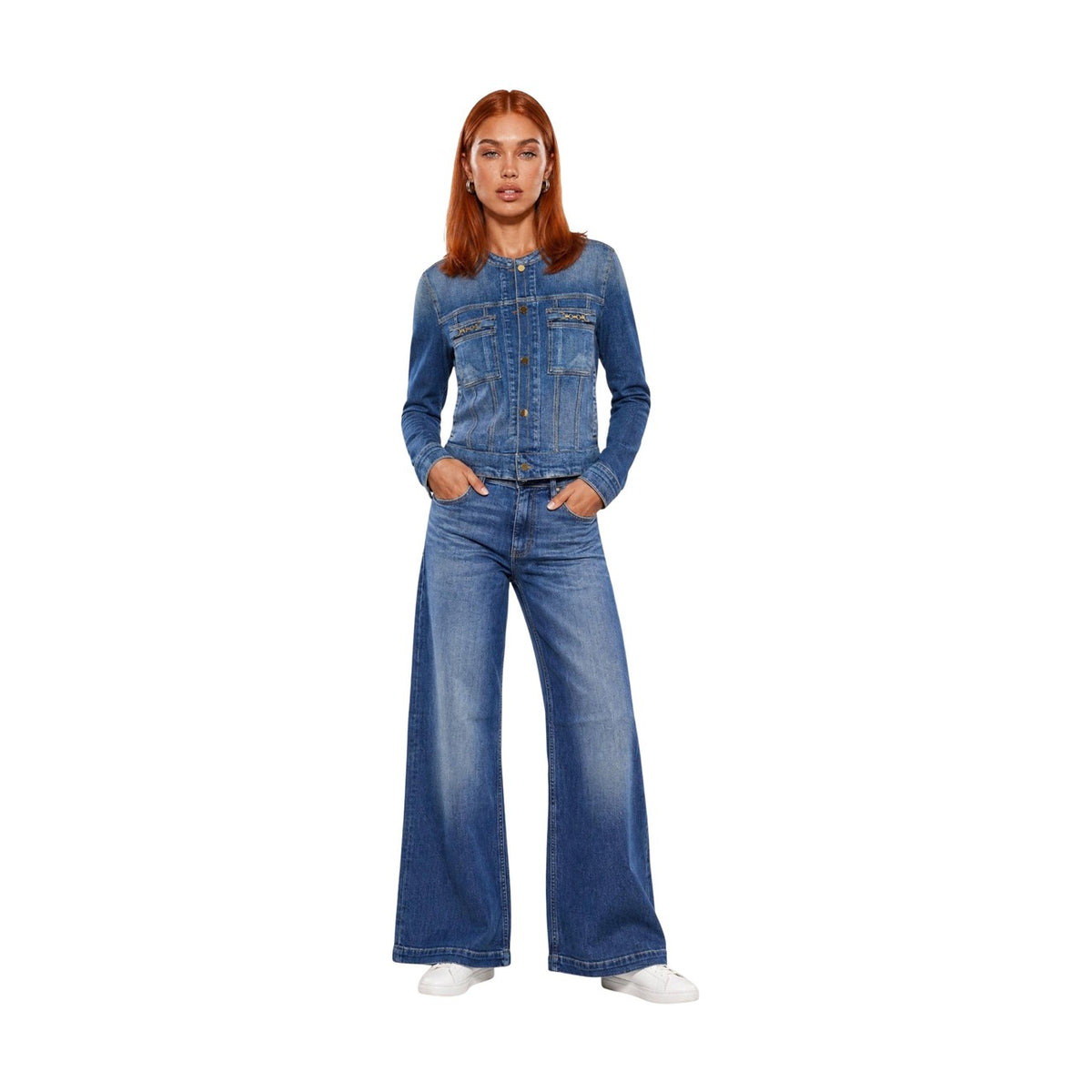 Guess — Women's Ivy Jacket - blue color — view 5