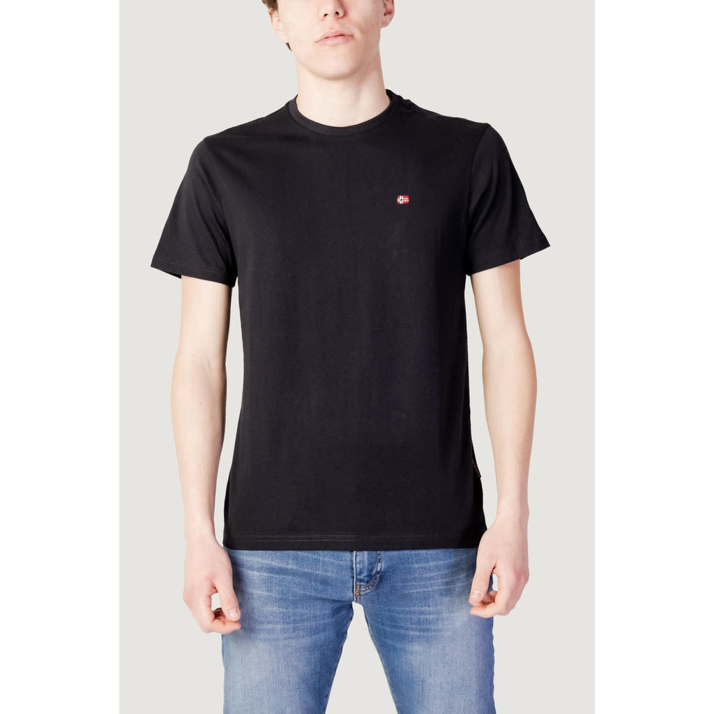 Napapijri — T-shirt WH7_10484700009_BLACK noir homme — vue 5