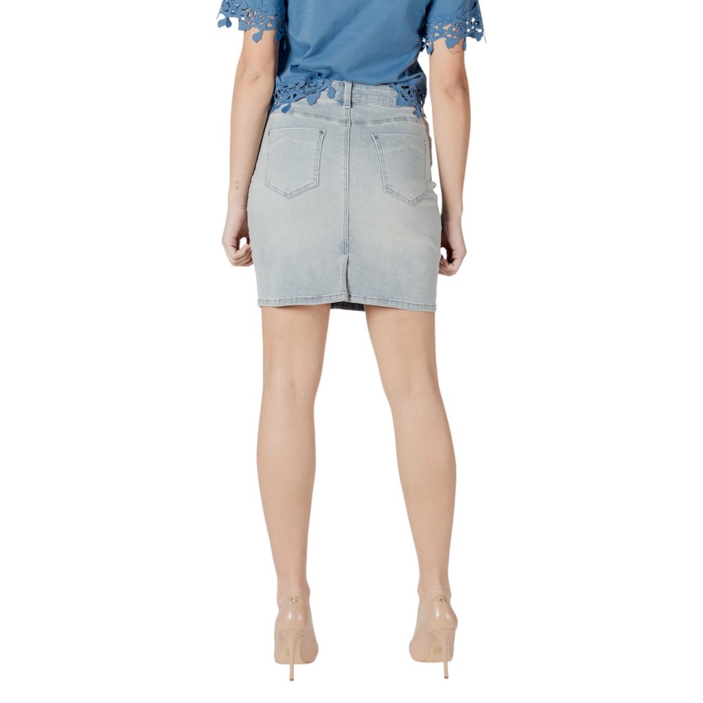 Morgan — Jupe bleu clair femme — vue 2