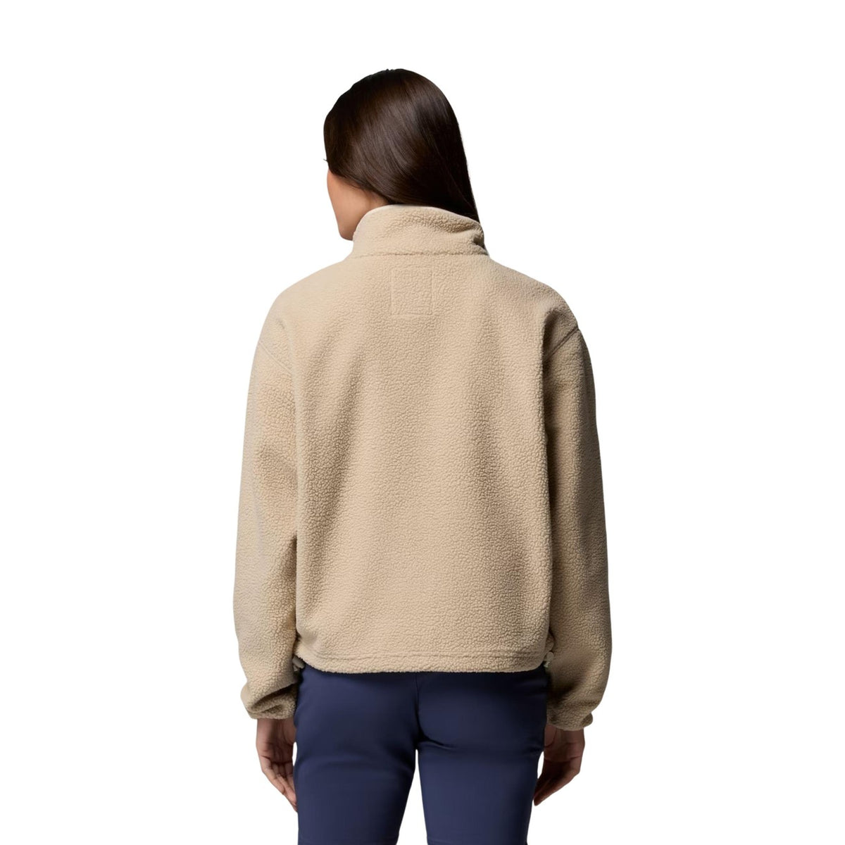 Columbia — Polaire Helvetia II Cropped Half Snap beige femme — vue 4