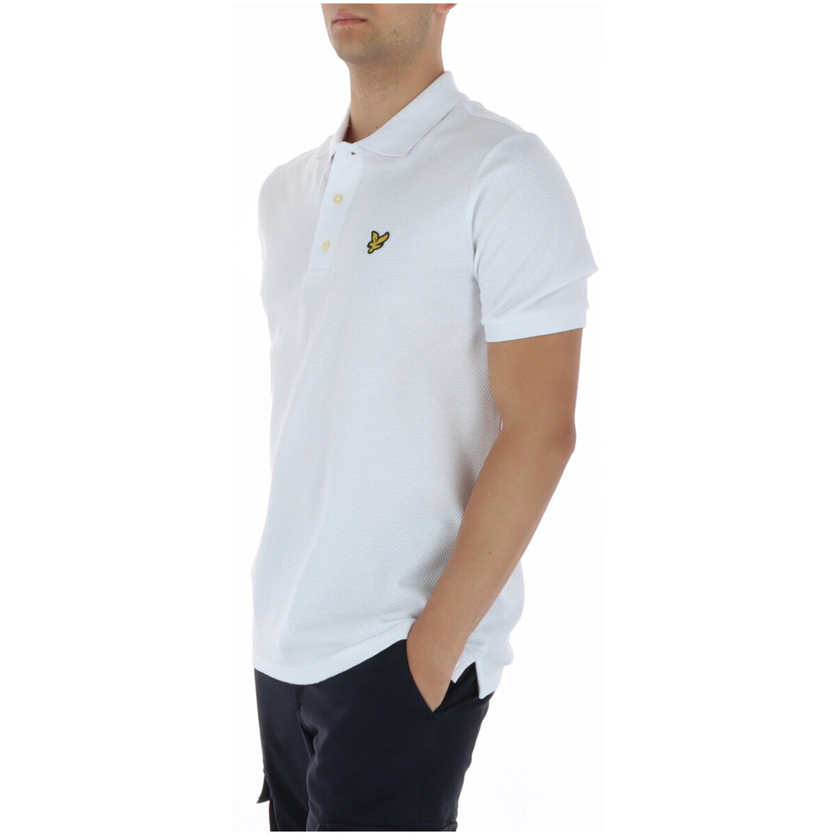 Lyle & Scott — Polo en coton stretch homme — vue 3