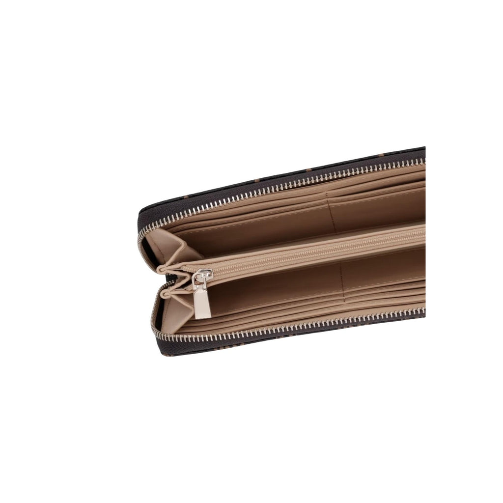 Guess — Portefeuille Emelie Logo SLG Med femme - coloris marron — vue 3