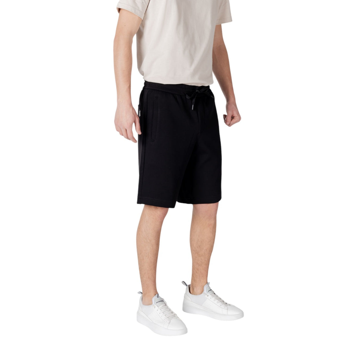 Armani Exchange — Bermuda XM000372 noir homme — vue 4