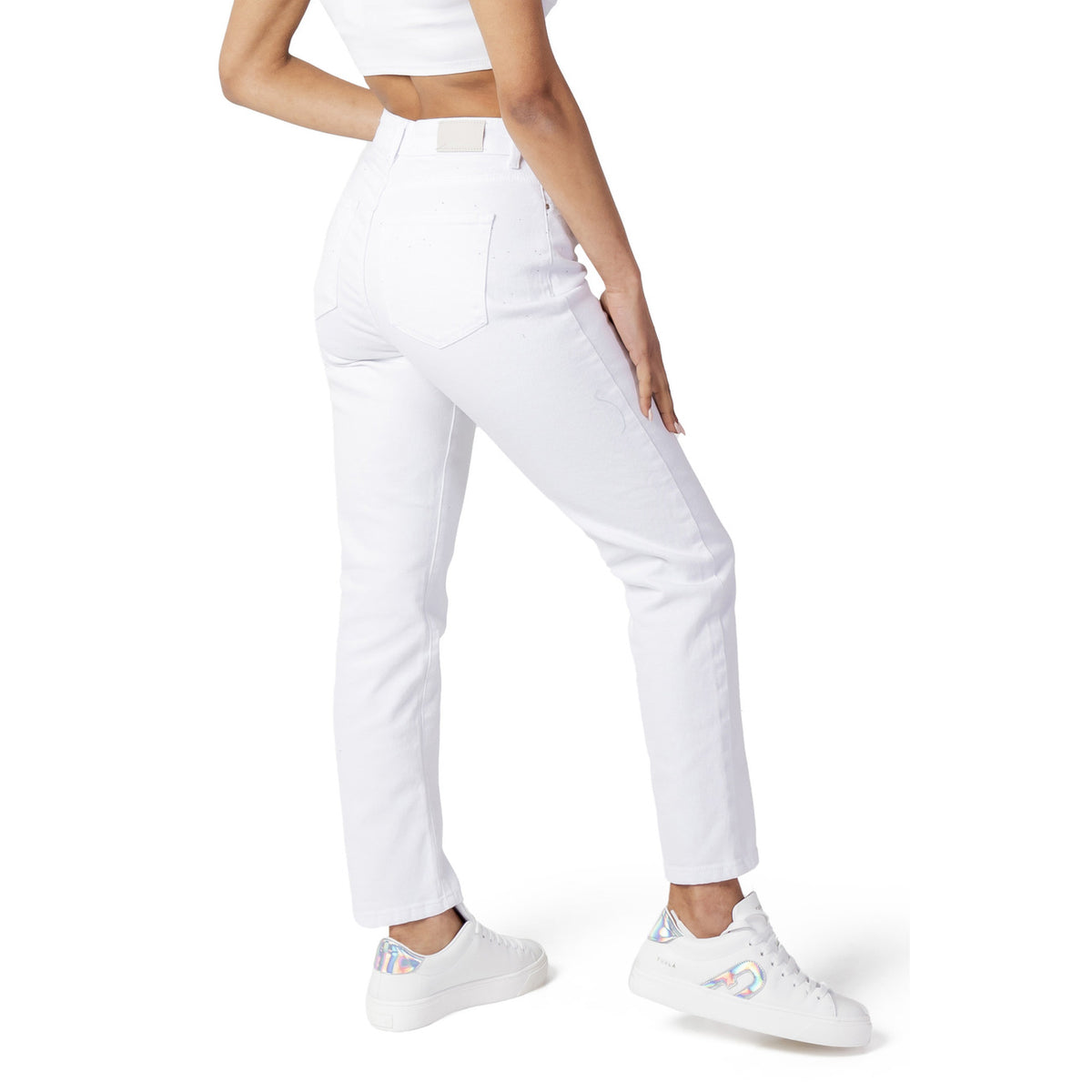 Only — Jean réf. 15292435 blanc femme — vue 2