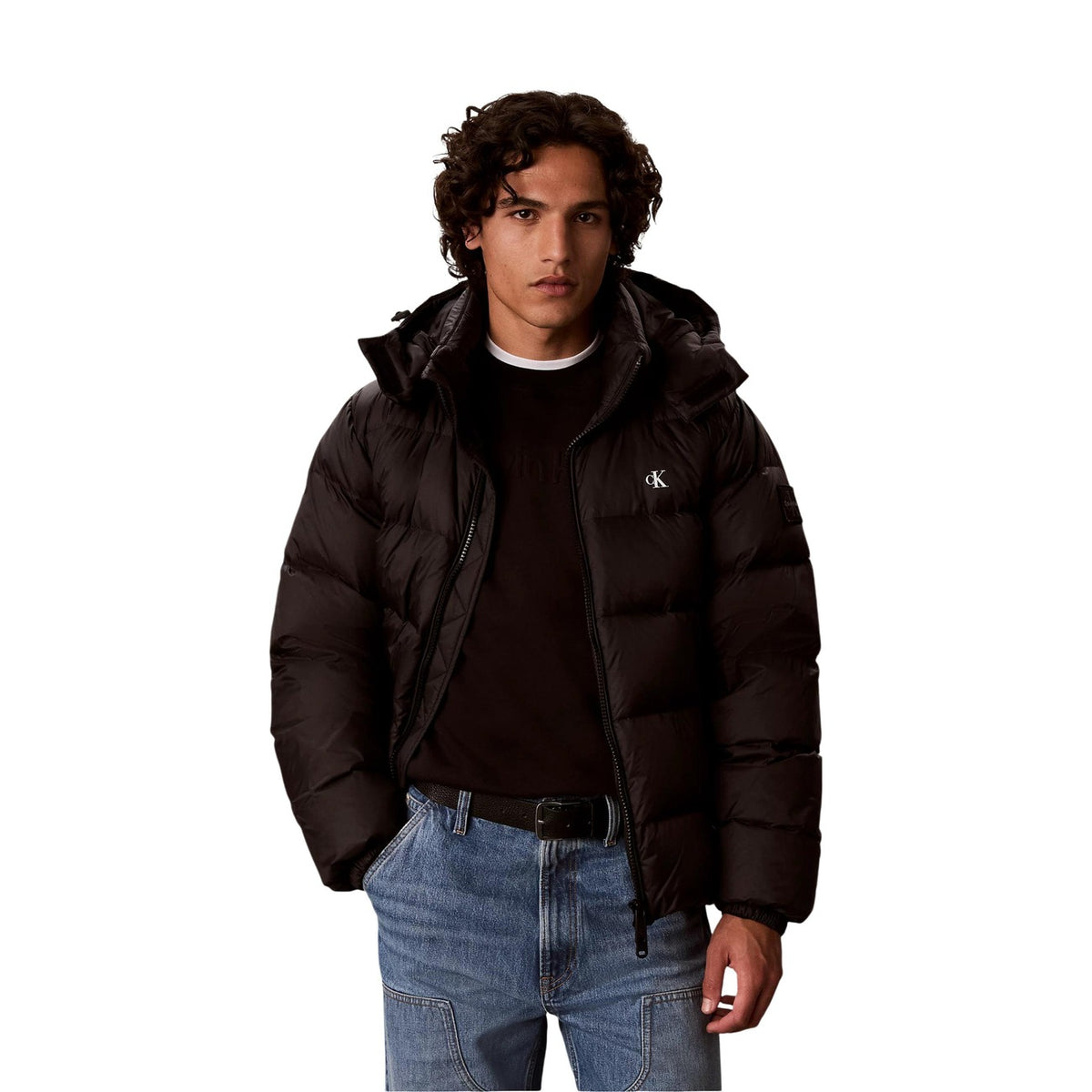 Calvin Klein Jeans — Veste à capuche Marron homme