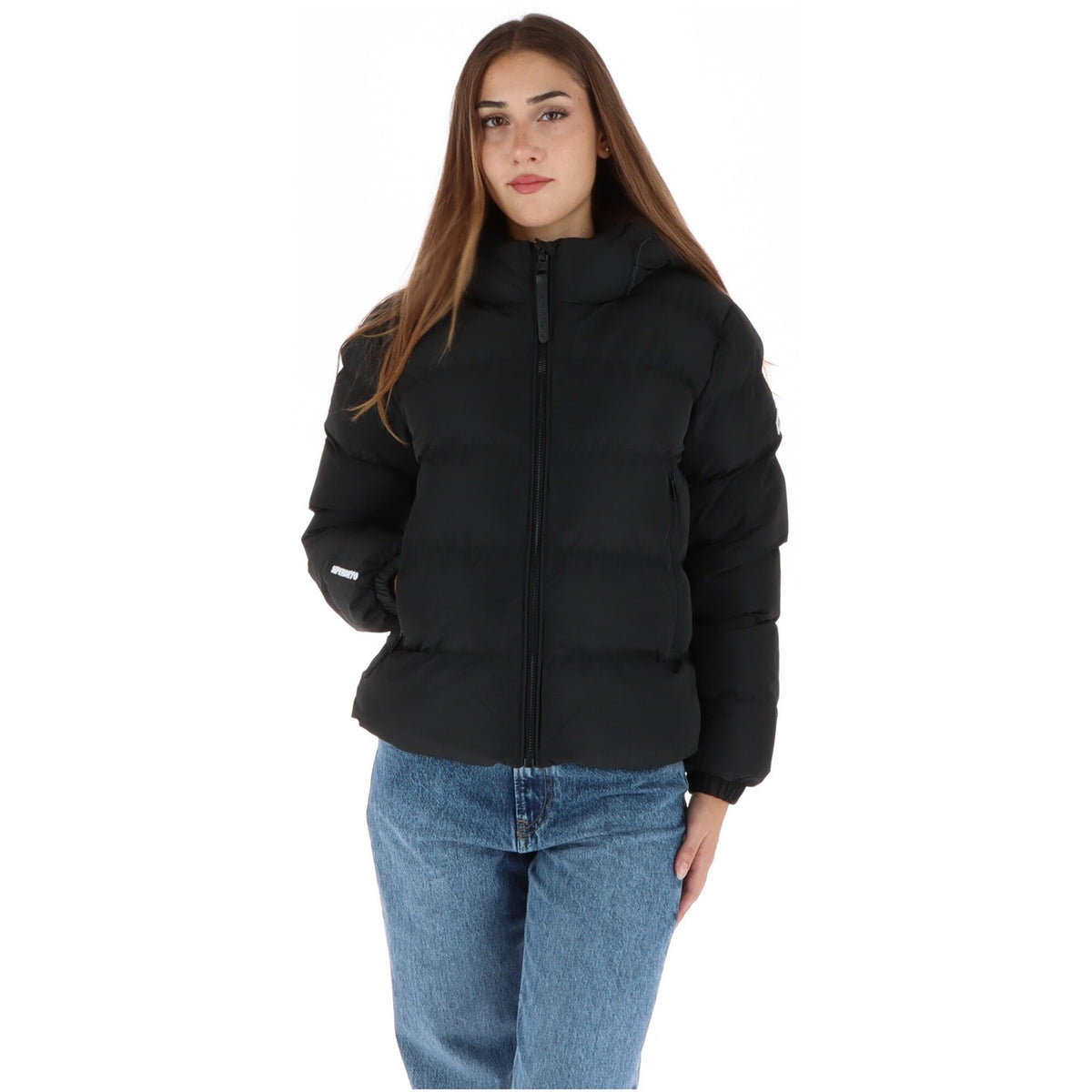 Superdry — Groene damesjas met capuchon — afbeelding 5