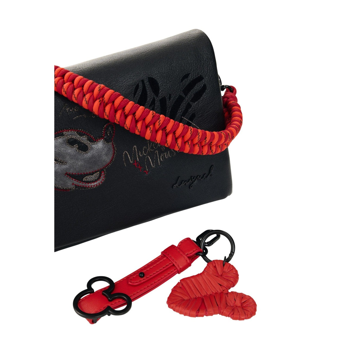 Desigual — Sac Mickey Face Venecia 4 noir femme — vue 4