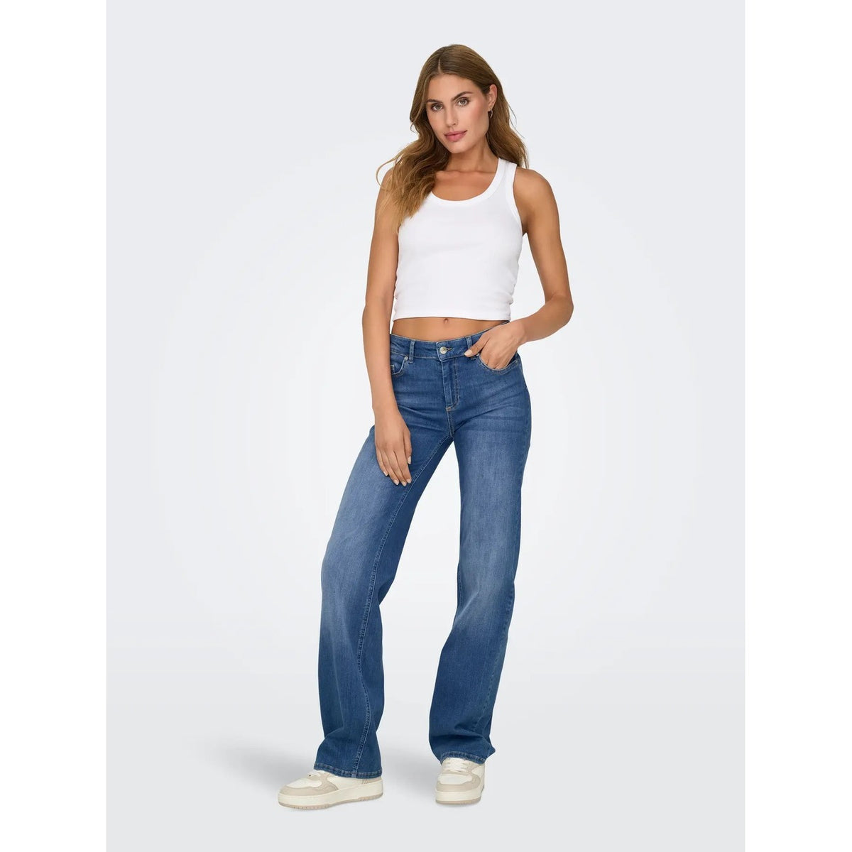 Only — Rechte jeans ONLBLUSH blauw dames — afbeelding 5