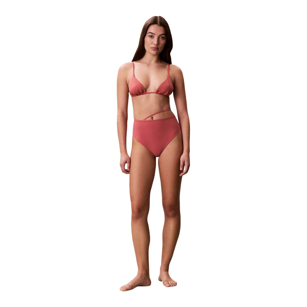 Calvin Klein Jeans — Women's pink HW BELT BOTTOM swimsuit — view 5