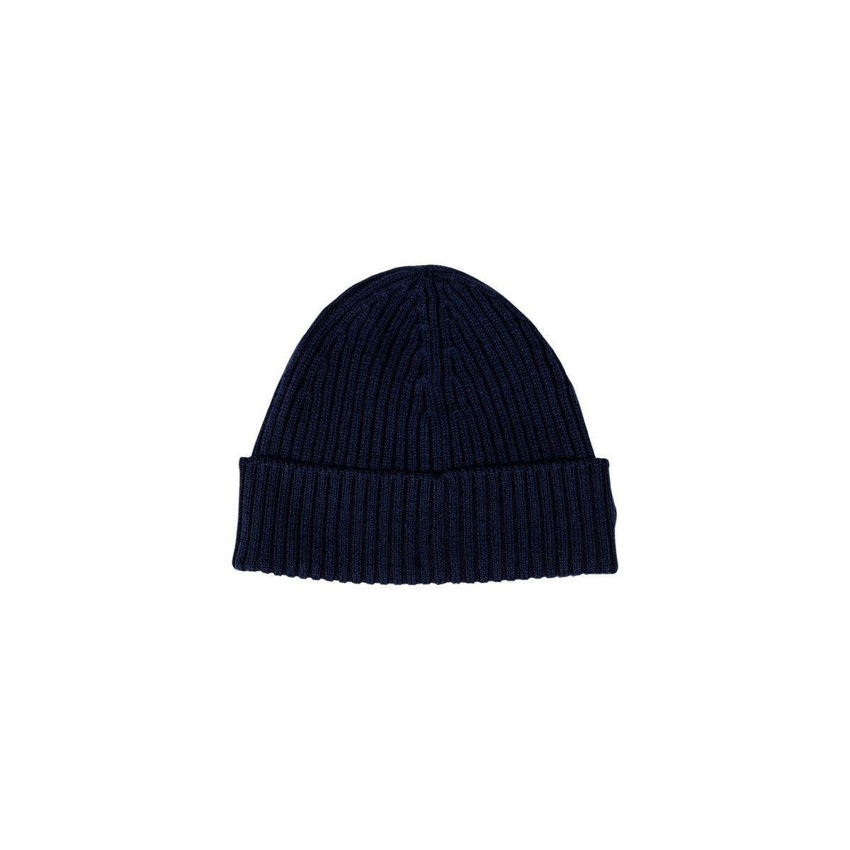 Lacoste — Bonnet côtelé RB0001 en laine — vue 2 — Bleu marine