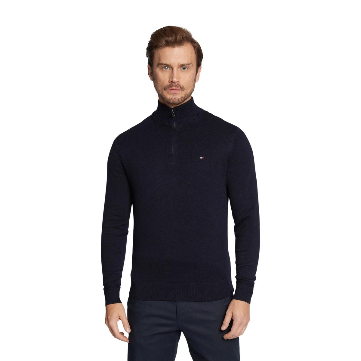 Tommy Hilfiger — Herren-Pullover aus Pima-Baumwolle und Kaschmir — Ansicht 5