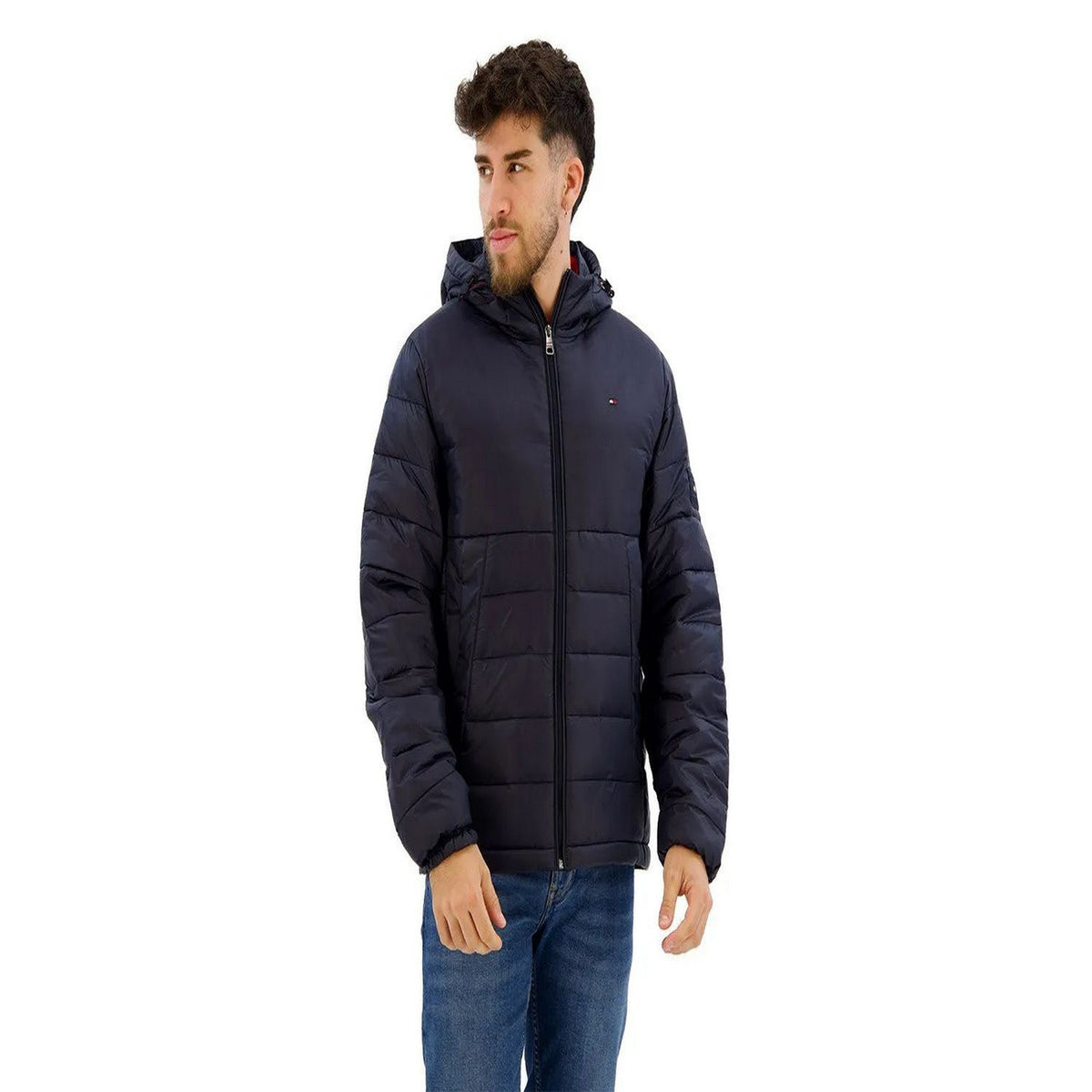 Tommy Hilfiger Denim — Veste à capuche bleue homme — vue 3