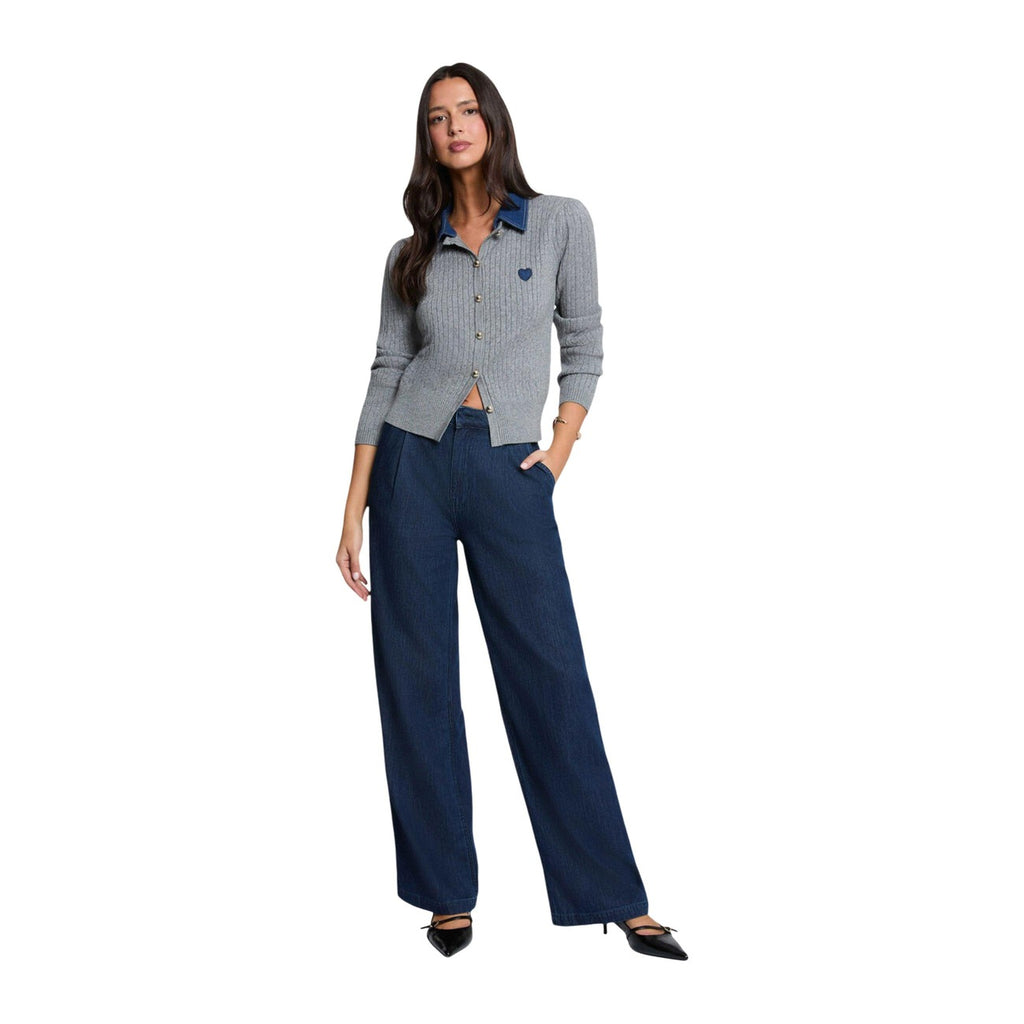 Morgan — Women’s gray sweater — view 2
