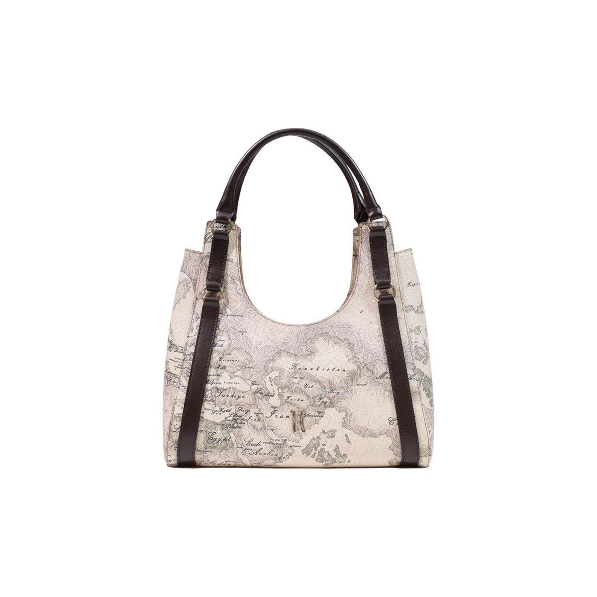 Alviero Martini Prima Classe — Women's gray shoulder bag