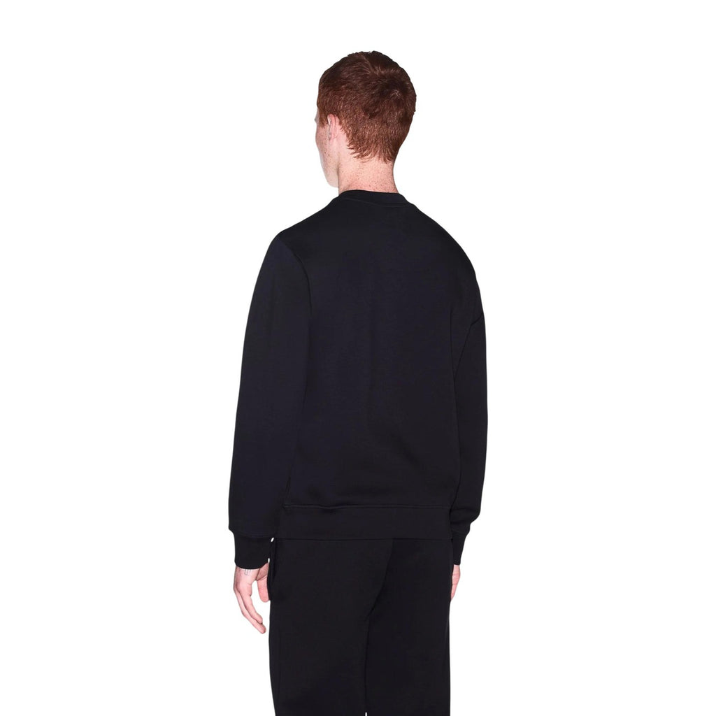 Armani Exchange — Sweat-Shirt Stretch Herren Schwarz — Ansicht 3