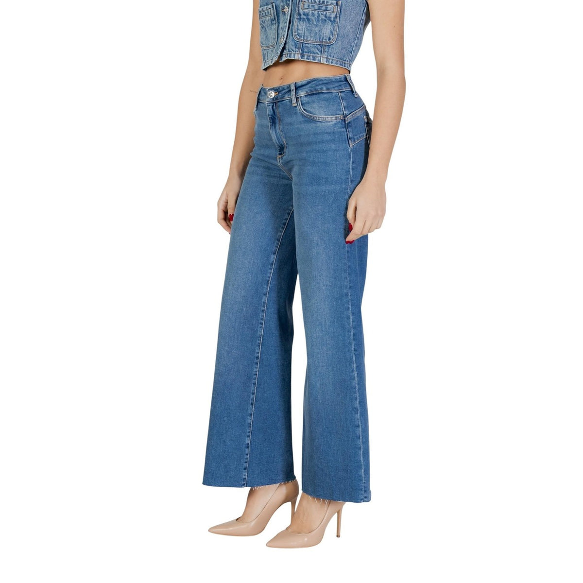 Liu Jo — Jean bleu réf. UA6234 D0310 femme — vue 3