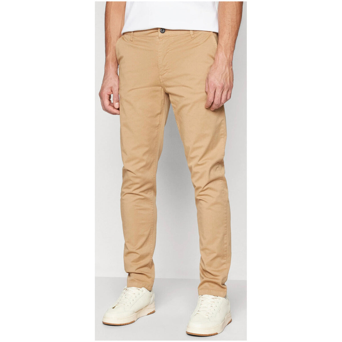 Lyle & Scott — Pantalon noir en coton mélangé homme — vue 6