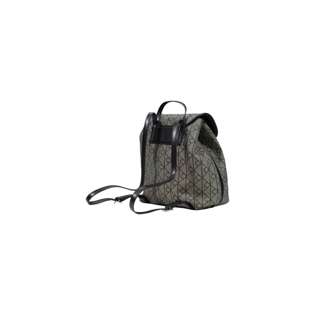 Calvin Klein — Black bag ref. EMBLEM AOP JACQUARD BACKPACK woman — view 4