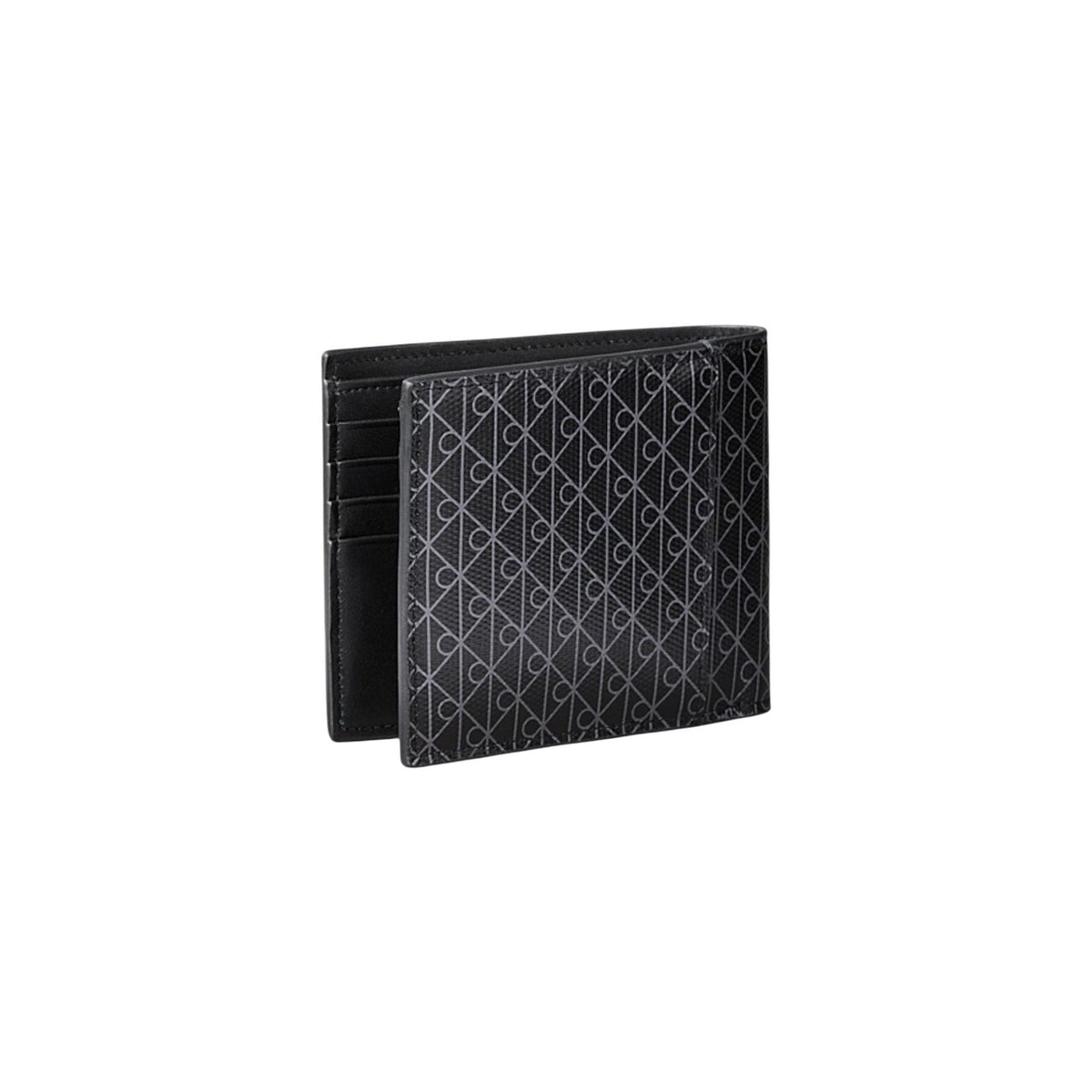 Calvin Klein — Portefeuille noir réf. LV04D1085G femme — vue 2