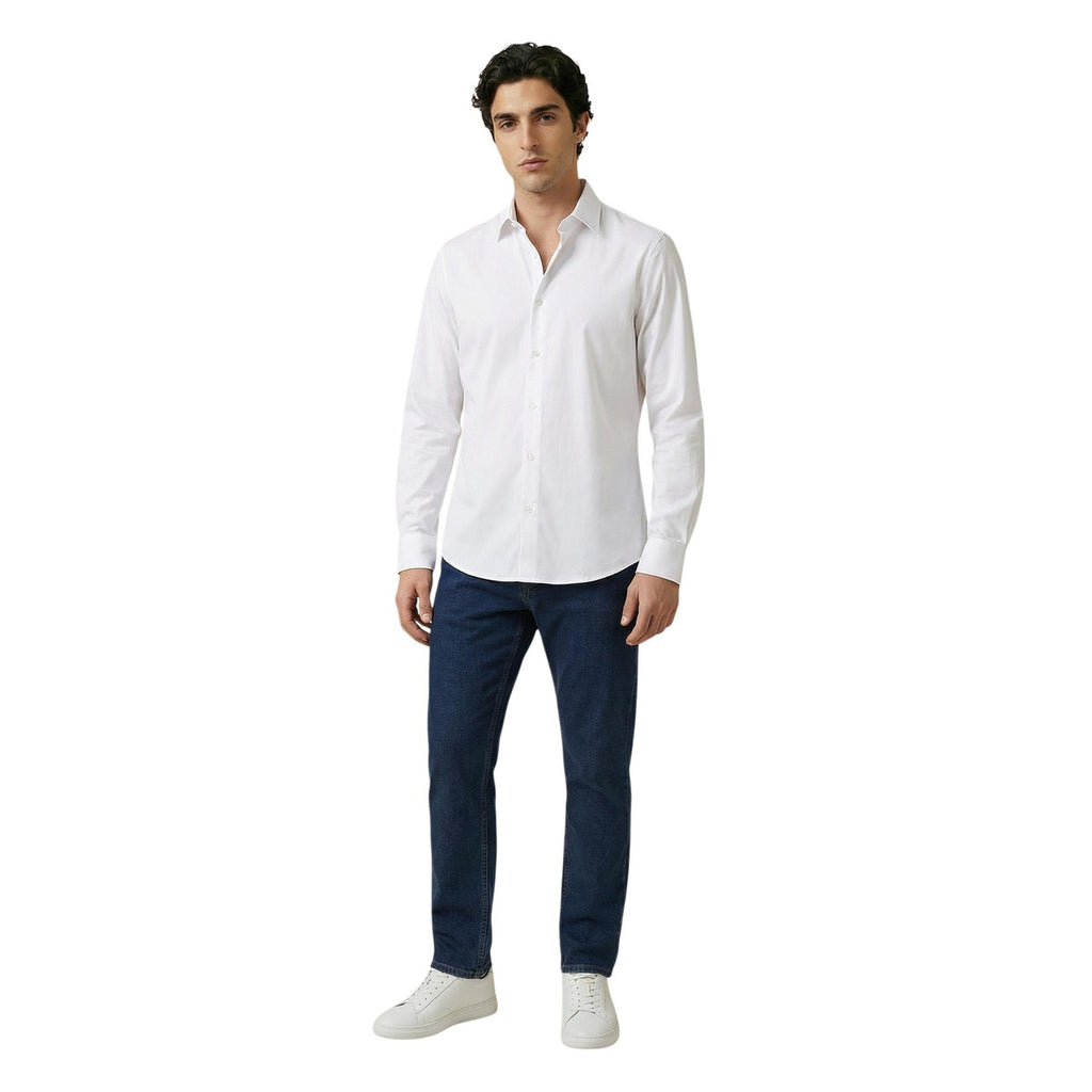 Armani Exchange — Men’s white stretch shirt — view 5