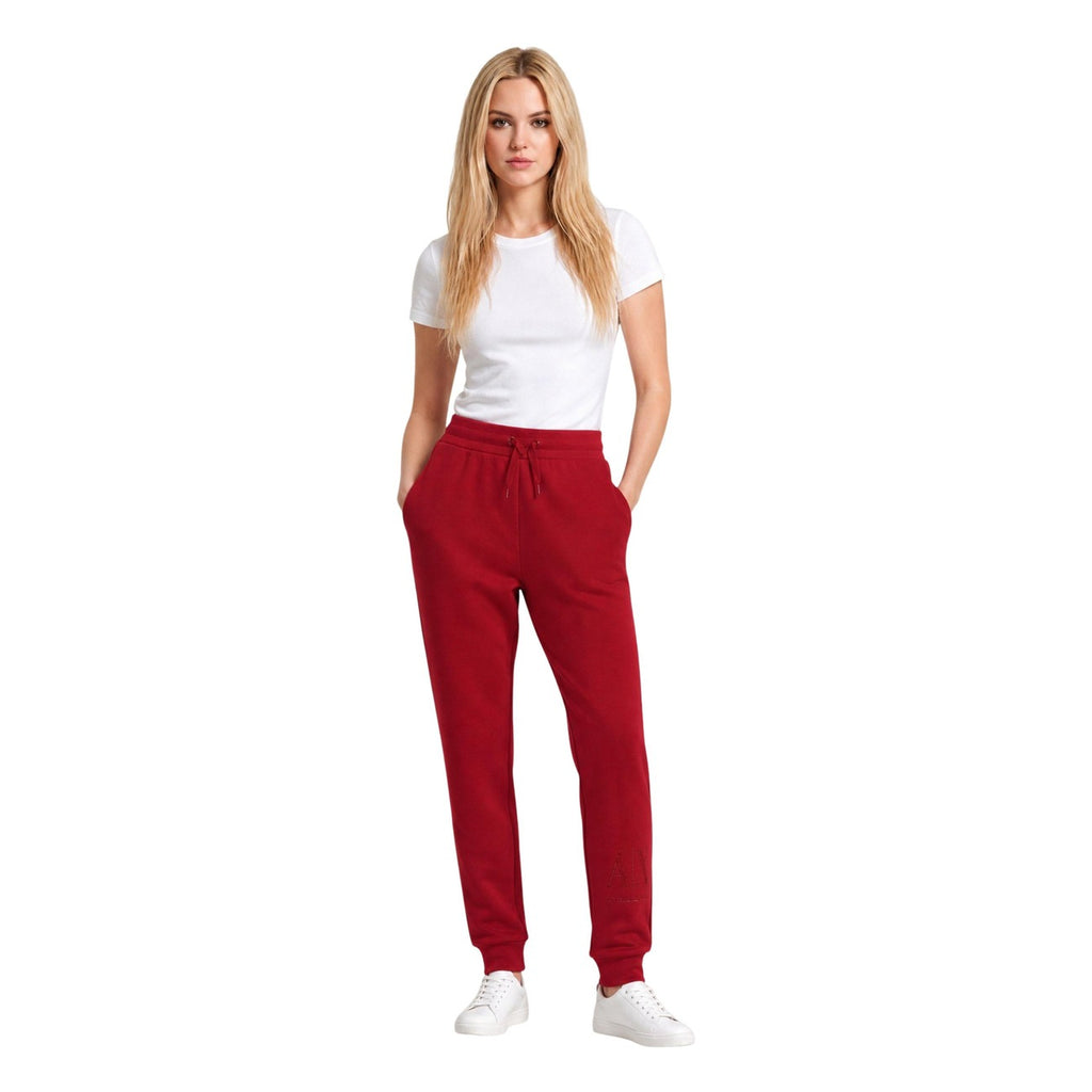 Armani Exchange — Rode stretchbroek voor dames — afbeelding 4
