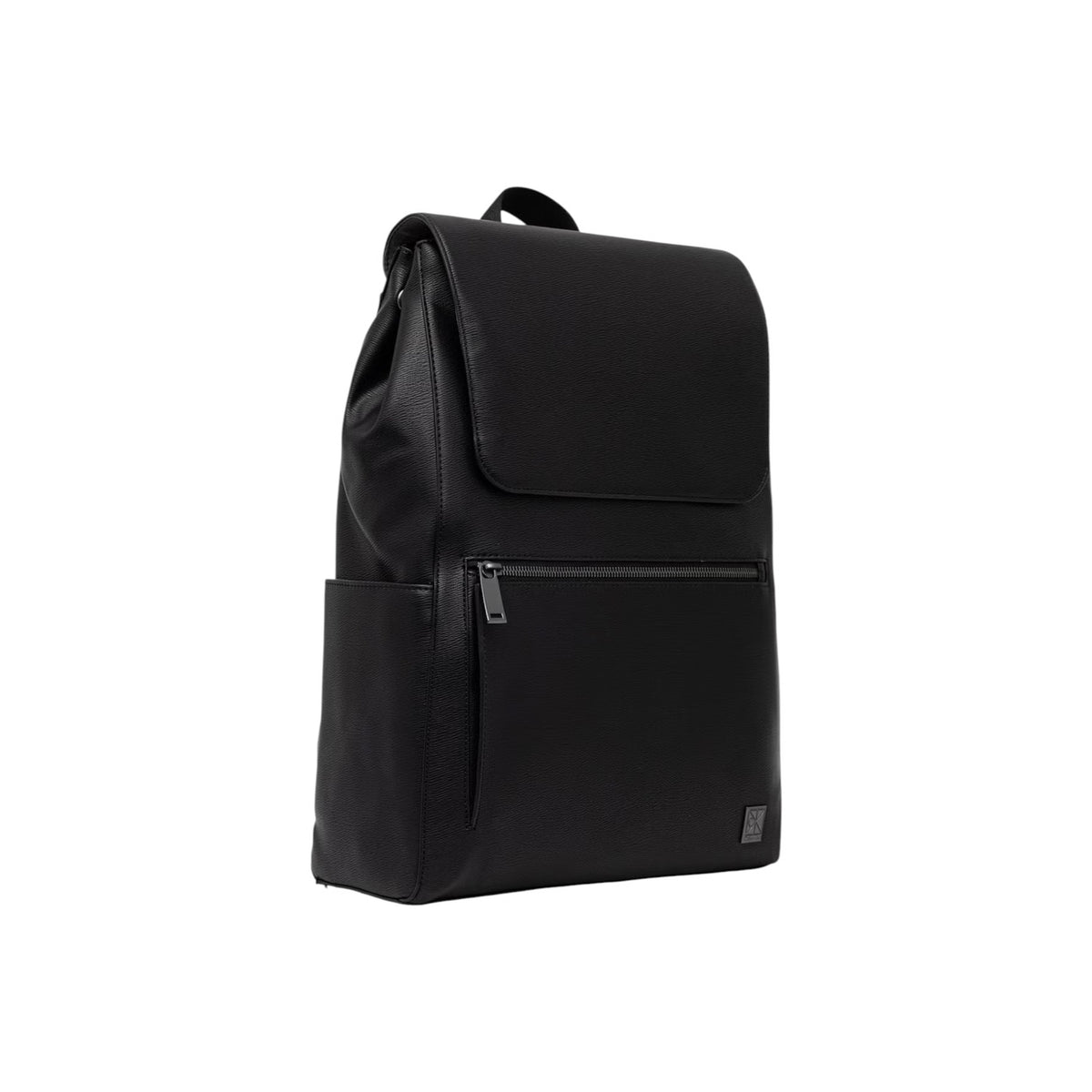 Calvin Klein — Sac noir réf. EMBLEM HW FLAP BACKPACK homme — vue 2