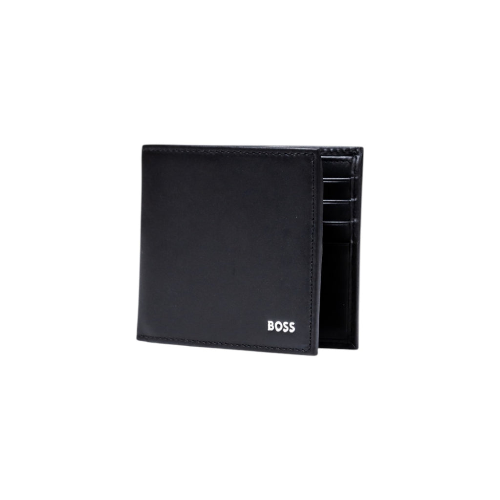 BOSS — Portefeuille Randy_N 8CC en cuir noir homme — vue 3