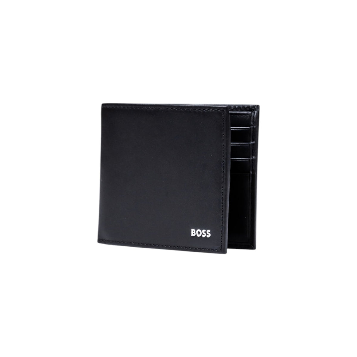 BOSS — Portefeuille Randy_N 8CC en cuir noir homme — vue 3