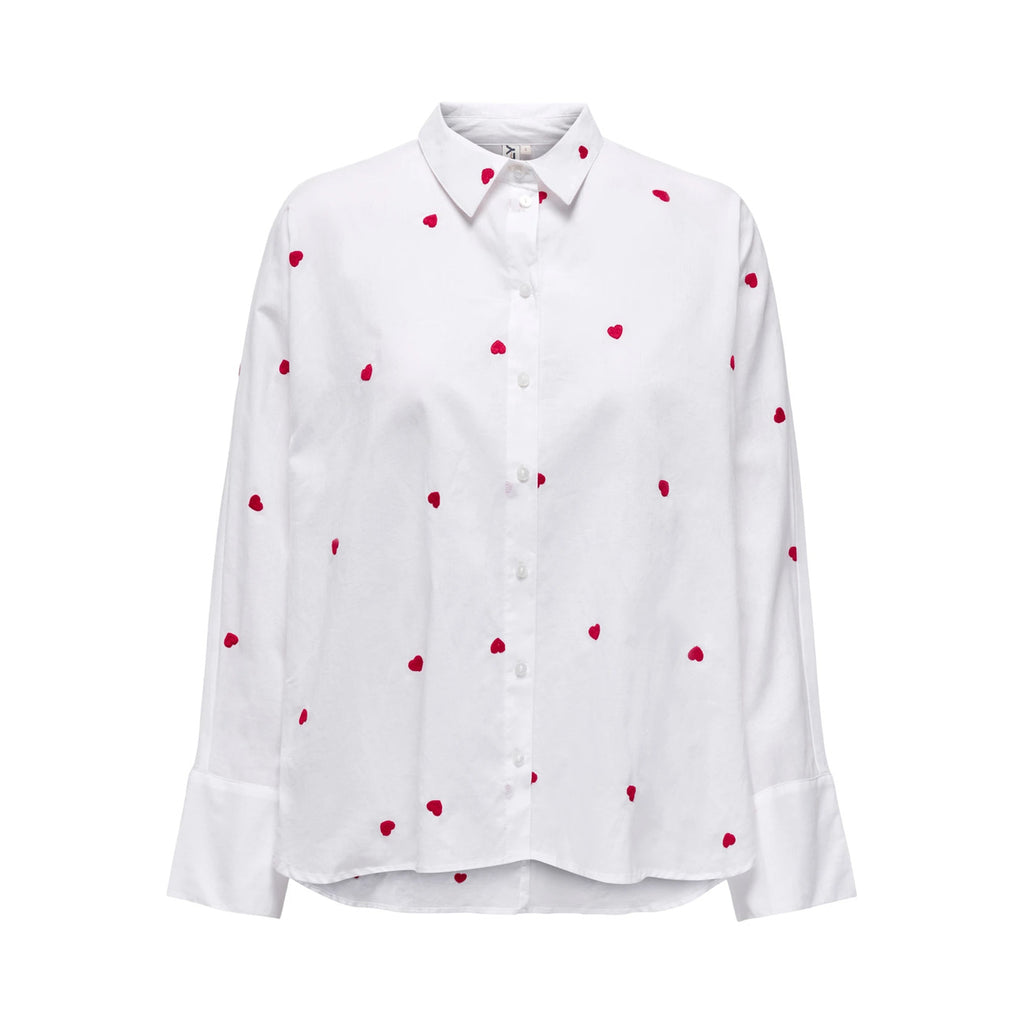 Only — overhemd ref. 15283743 wit voor dames