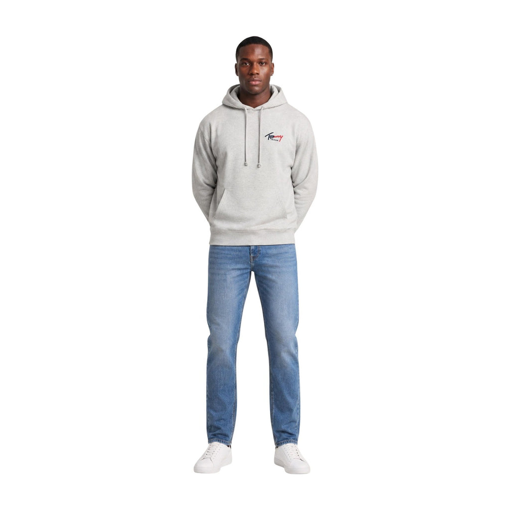 Tommy Jeans — Grijze hoodie voor heren — afbeelding 2