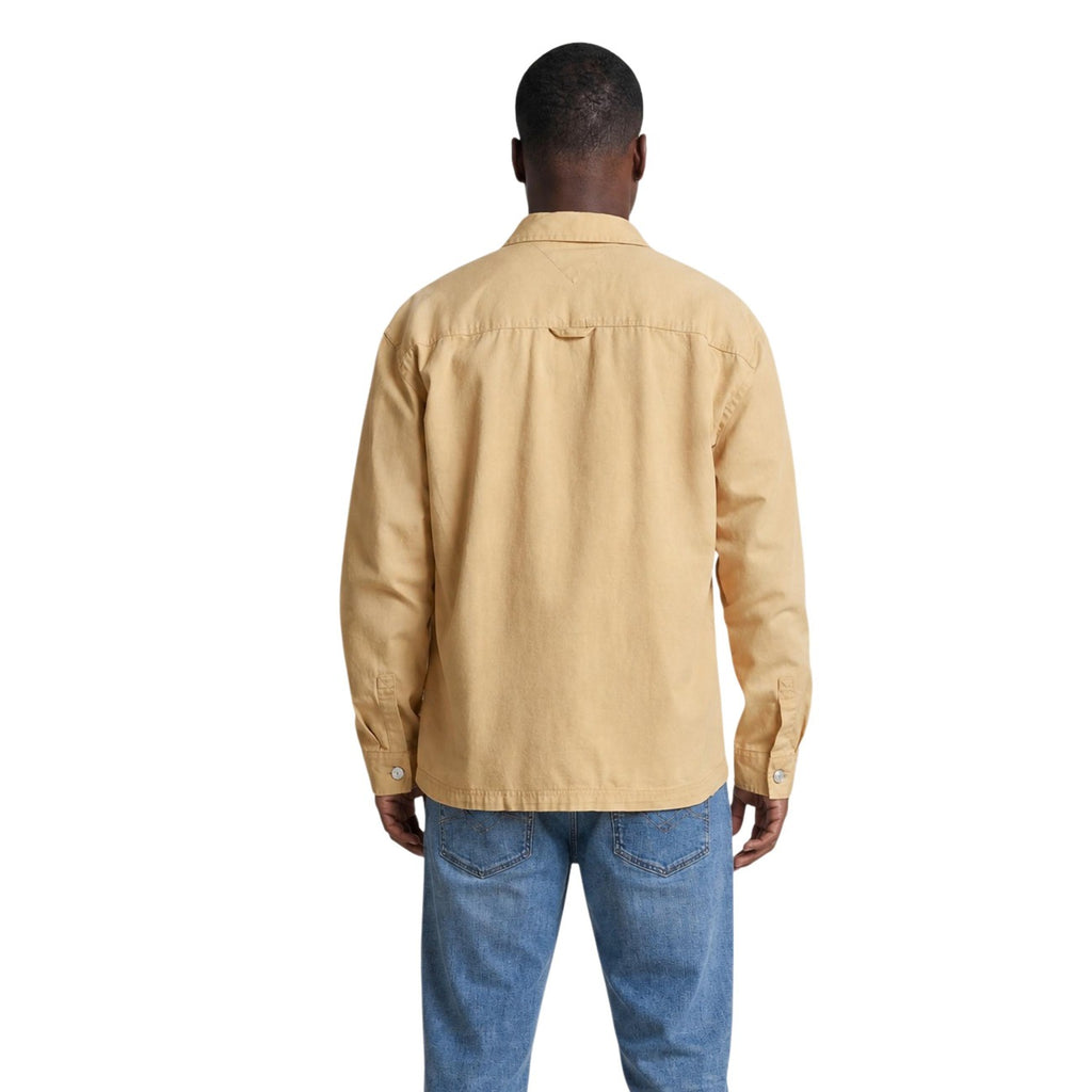 Tommy Jeans — Beige overhemd voor heren — afbeelding 4