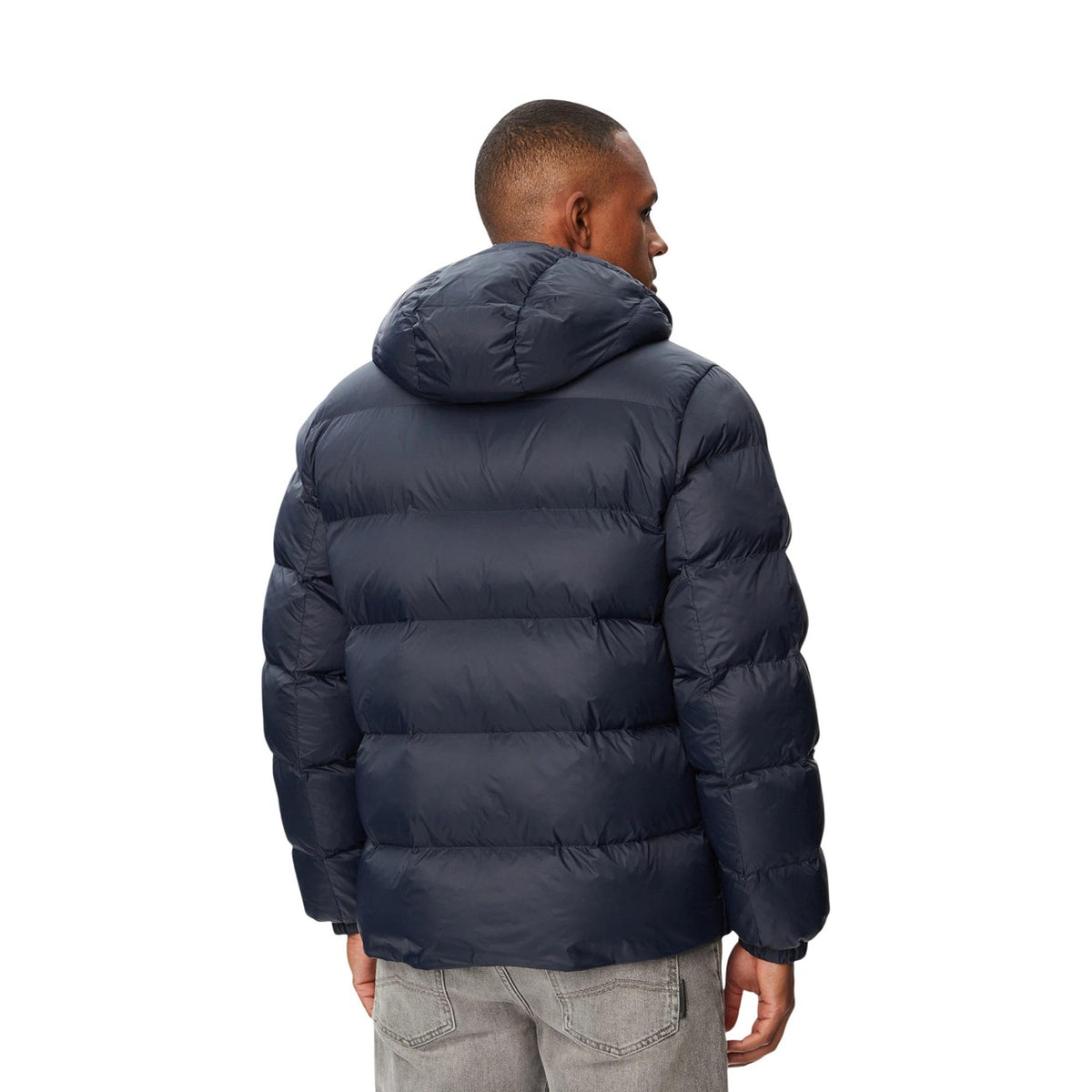 Calvin Klein Jeans — Veste à capuche Bleue à imprimé homme — vue 4