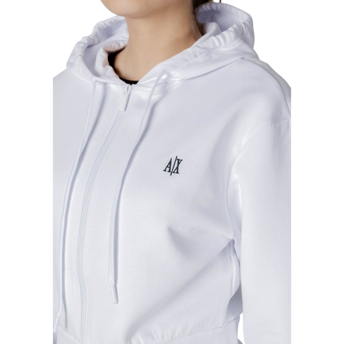 Armani Exchange — Sweatshirt XW000822 white woman — view 5