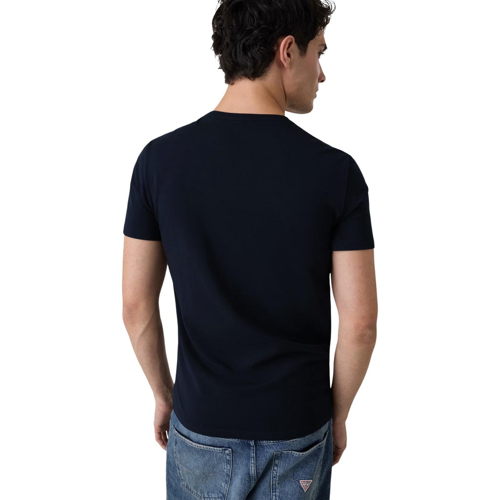 Guess — T-shirt Core Extra Sl homme - coloris bleu — vue 4