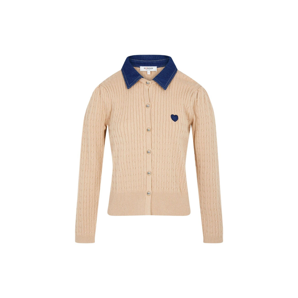 Morgan — Women’s beige sweater — view 3