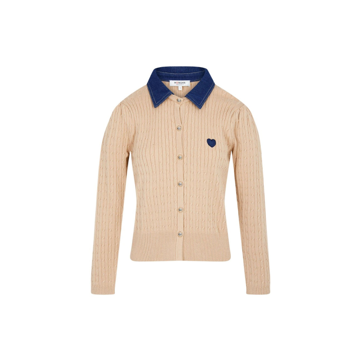 Morgan — Women’s beige sweater — view 3