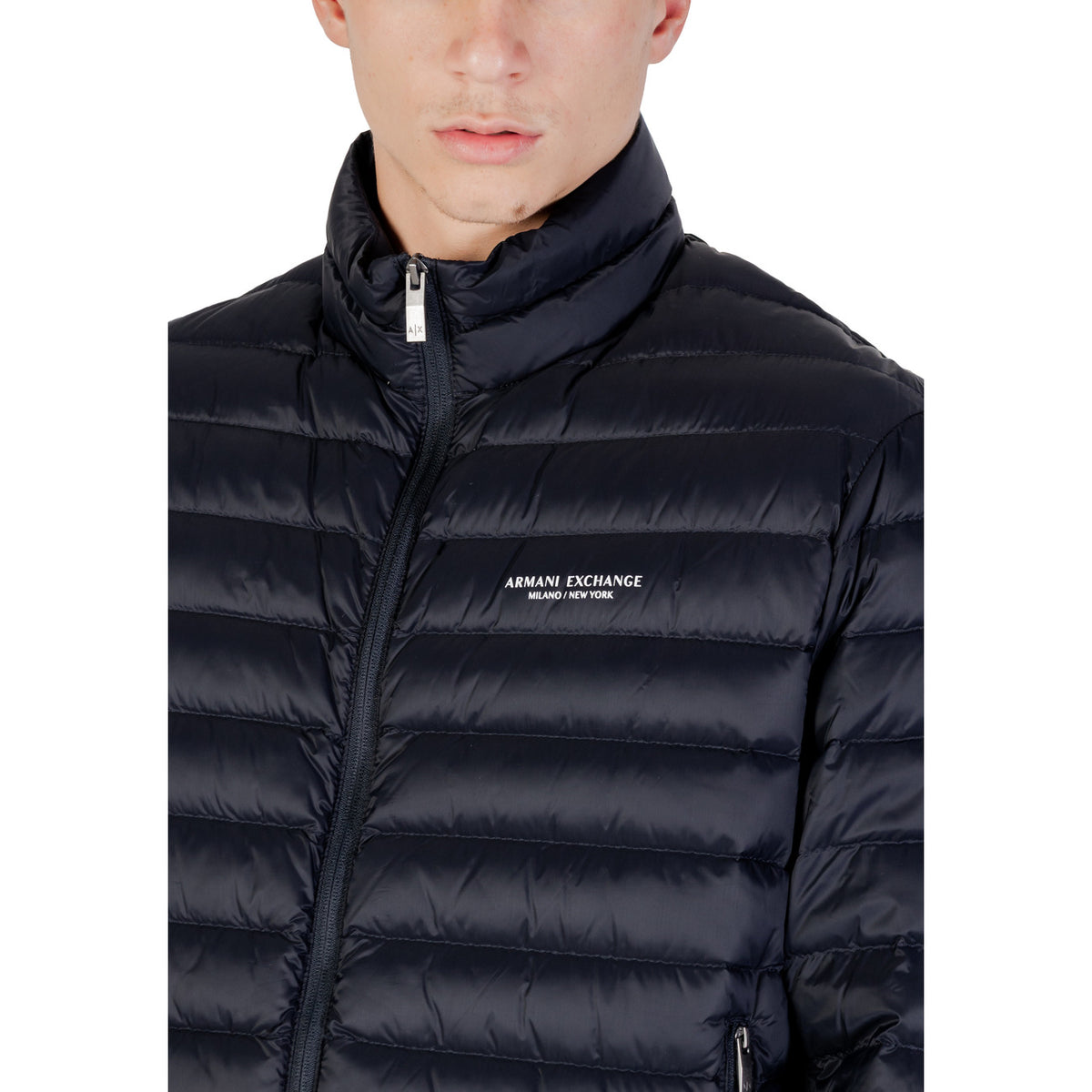 Armani Exchange — Blauwe heren donsjas XM001919 — afbeelding 5