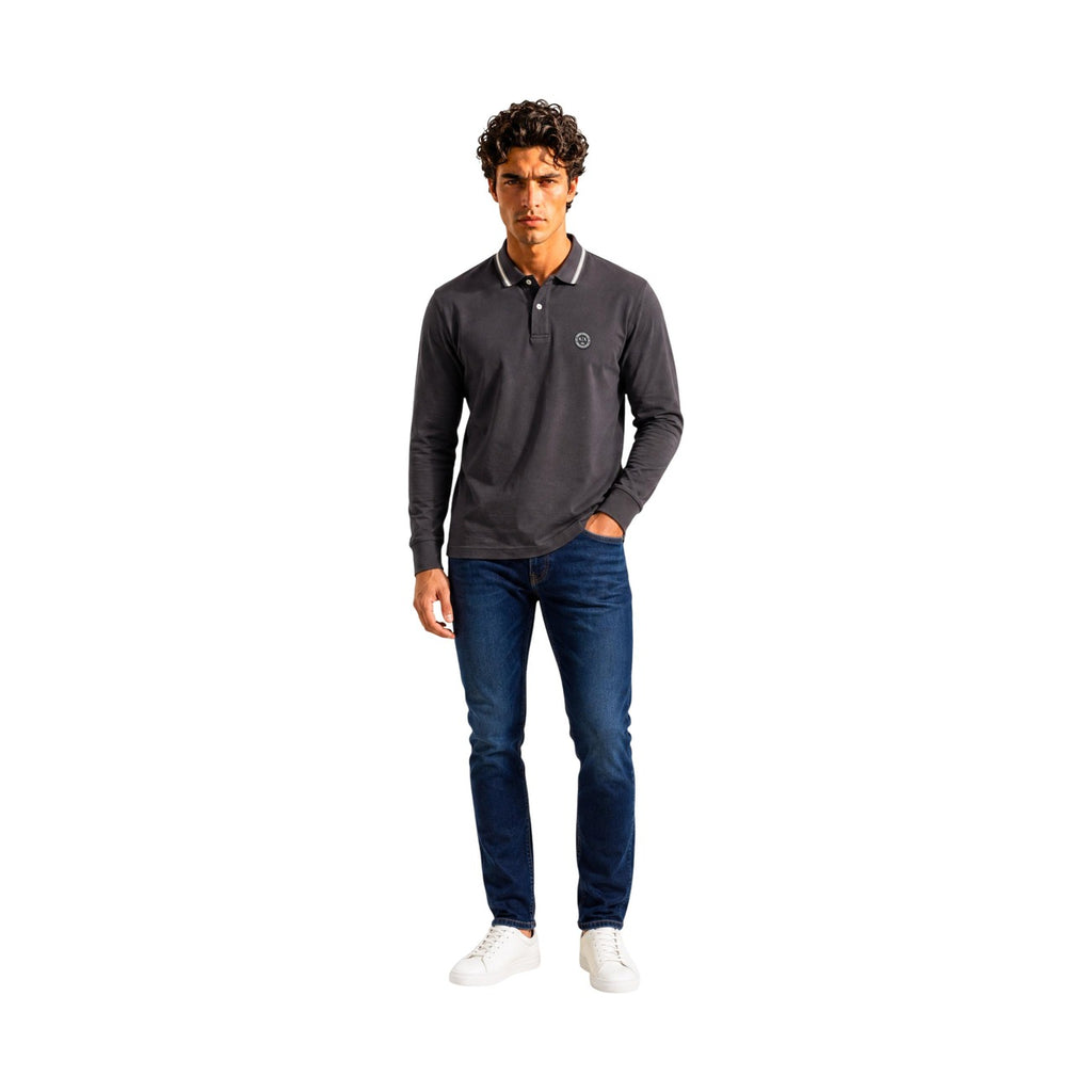 Armani Exchange — Polo XM003427 noir homme — vue 4