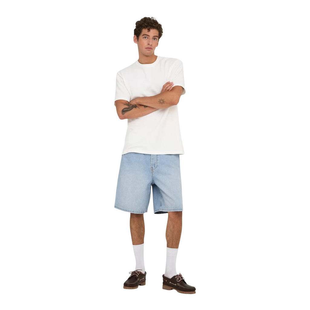 Only & Sons — Short Fade bleu homme — vue 4