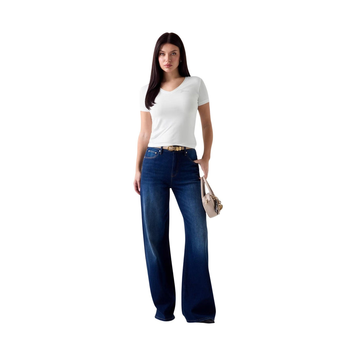 Guess — T-shirt New Mini Logo femme — vue 3