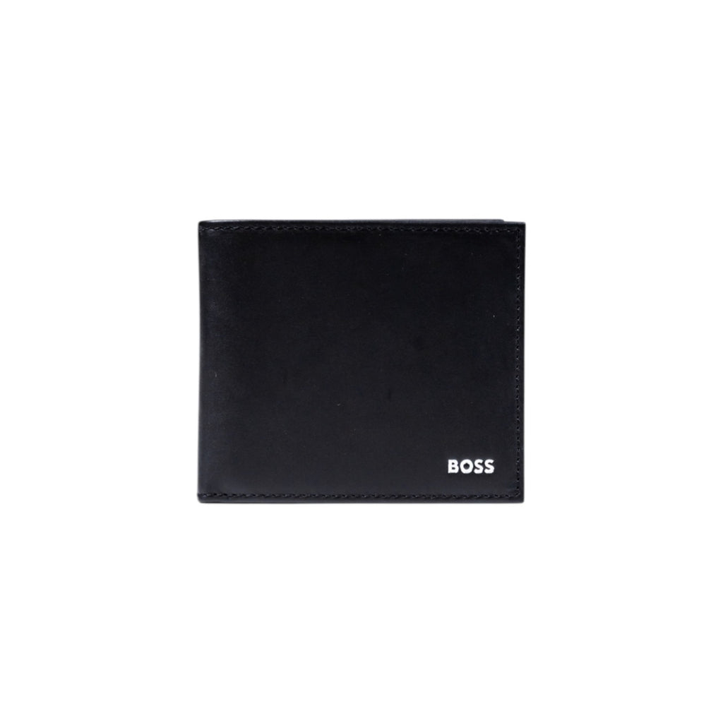 BOSS — Portefeuille Randy_N 8CC en cuir noir homme