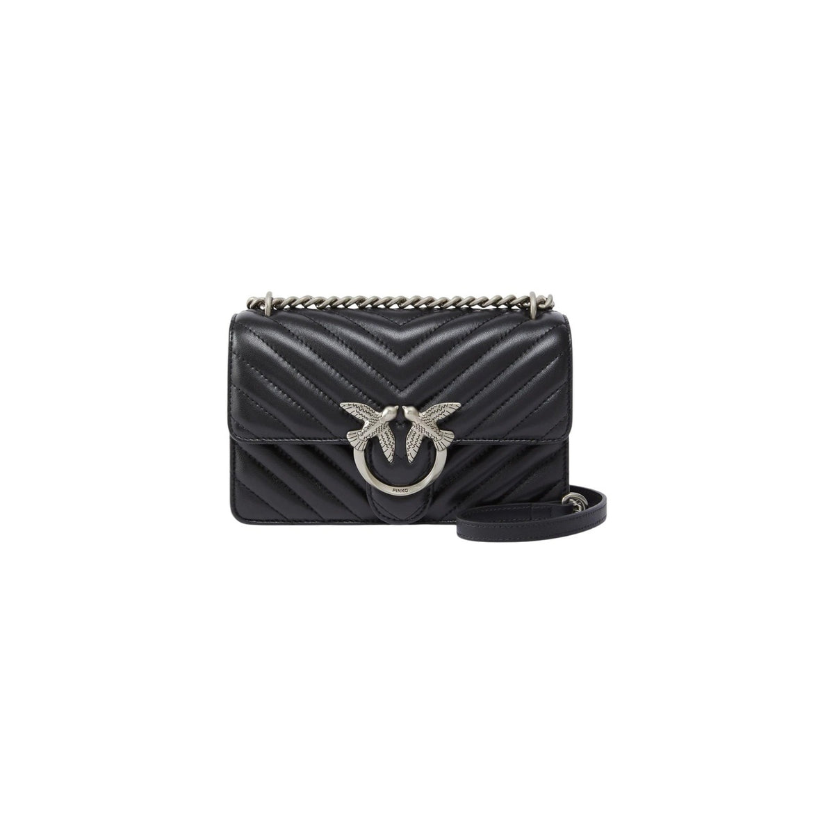 Pinko — Tasche Love One Mini Dc Sheep Nappa schwarz Damen