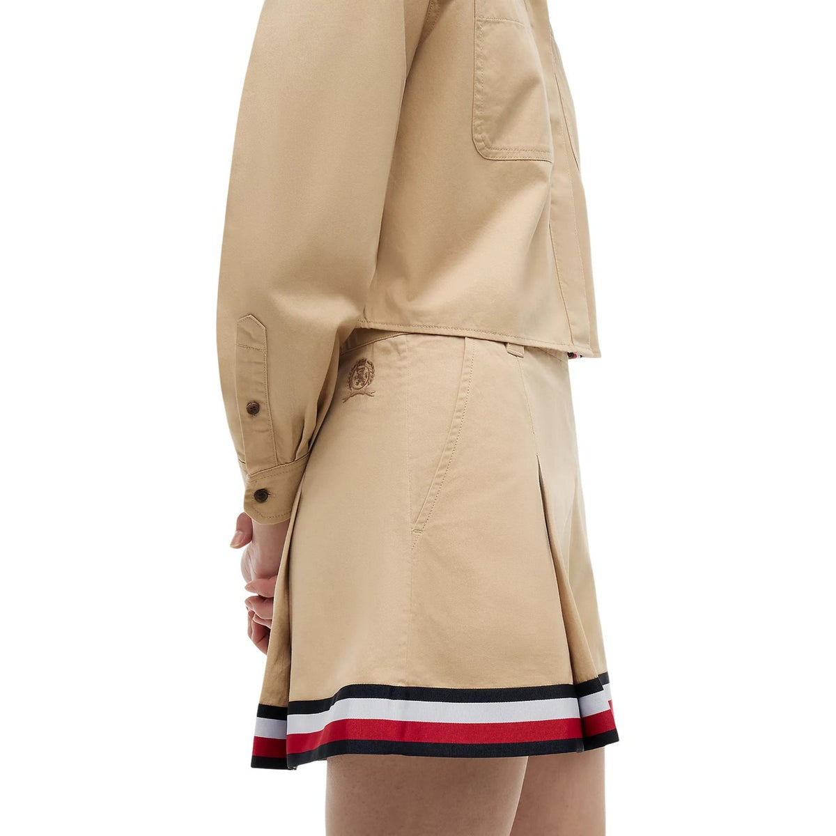 Tommy Jeans — Women’s beige skirt — view 3