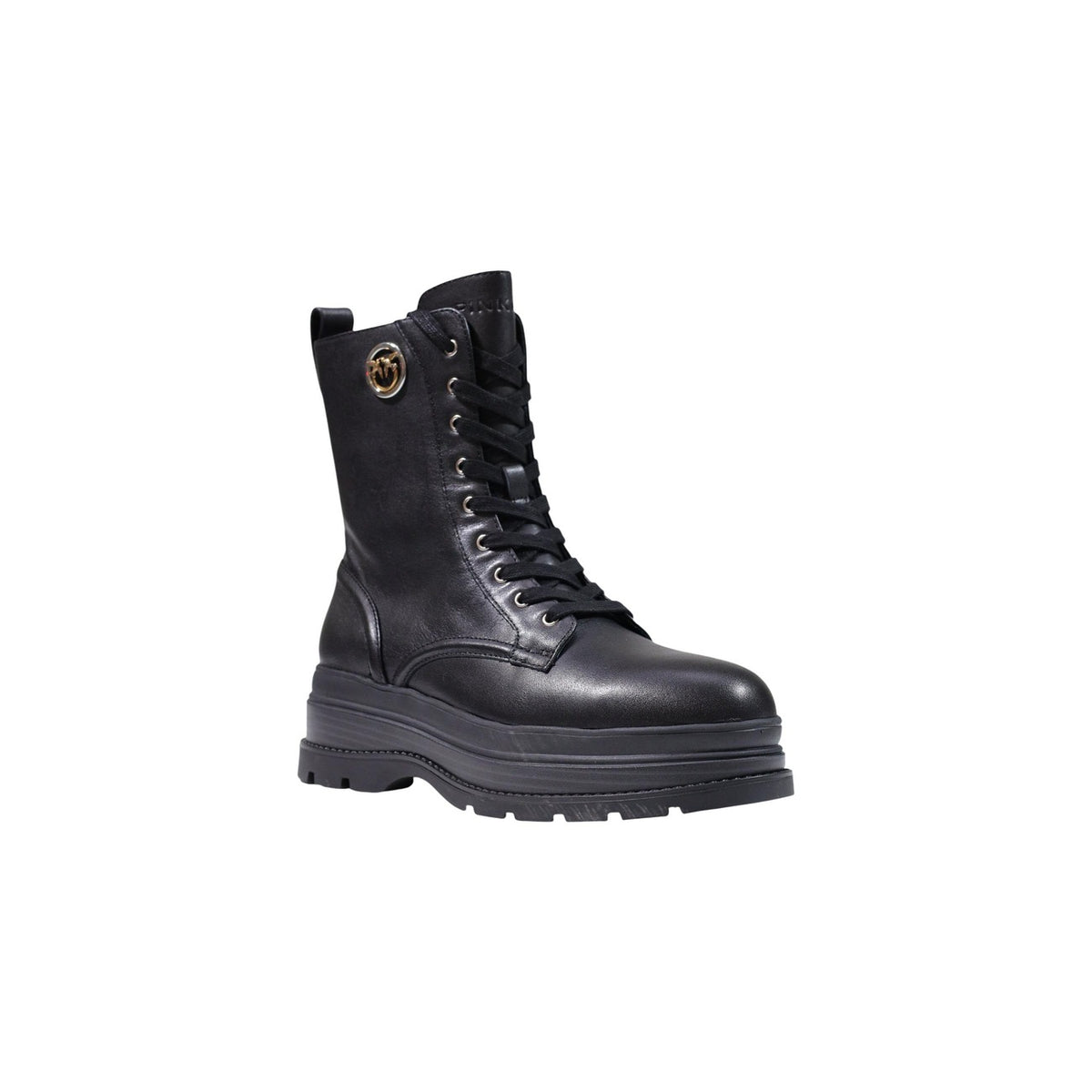 Pinko — Eva 05 boots in black leather for women — view 2