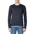 Armani Exchange — Men's gray cotton-cashmere sweater 8NZM6A