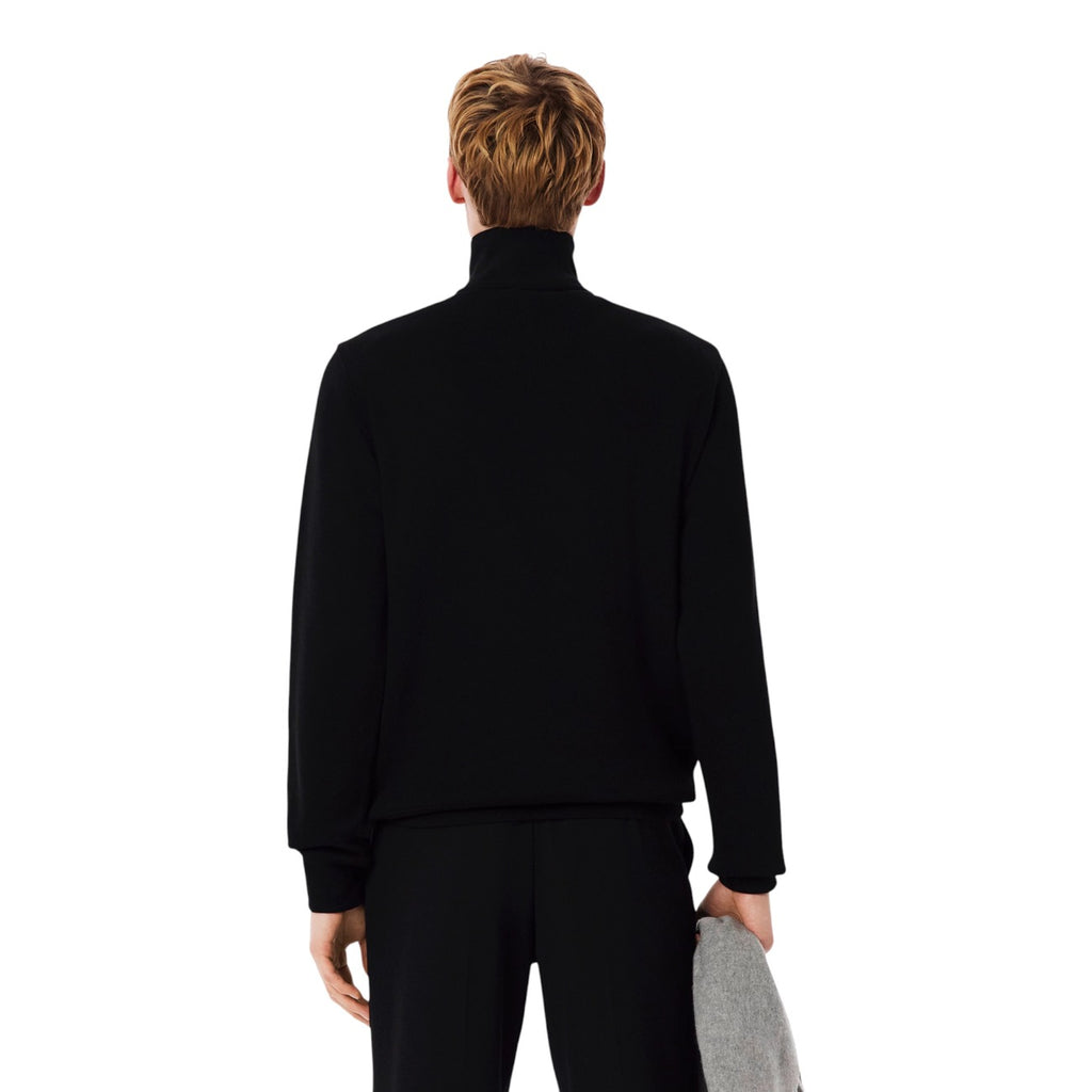 Lacoste — Sweat zippé à col montant homme — vue 2 — Noir