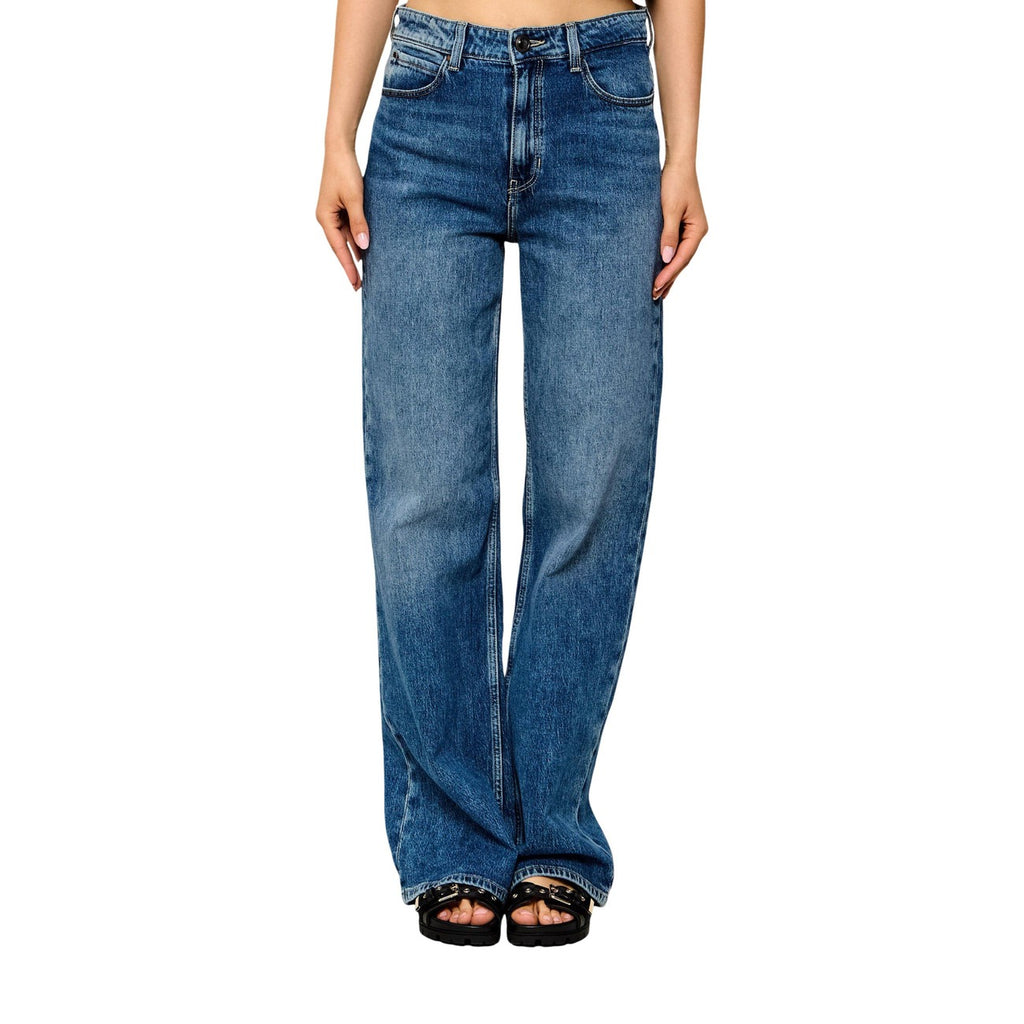 Guess — Jean Wide Leg femme - coloris bleu