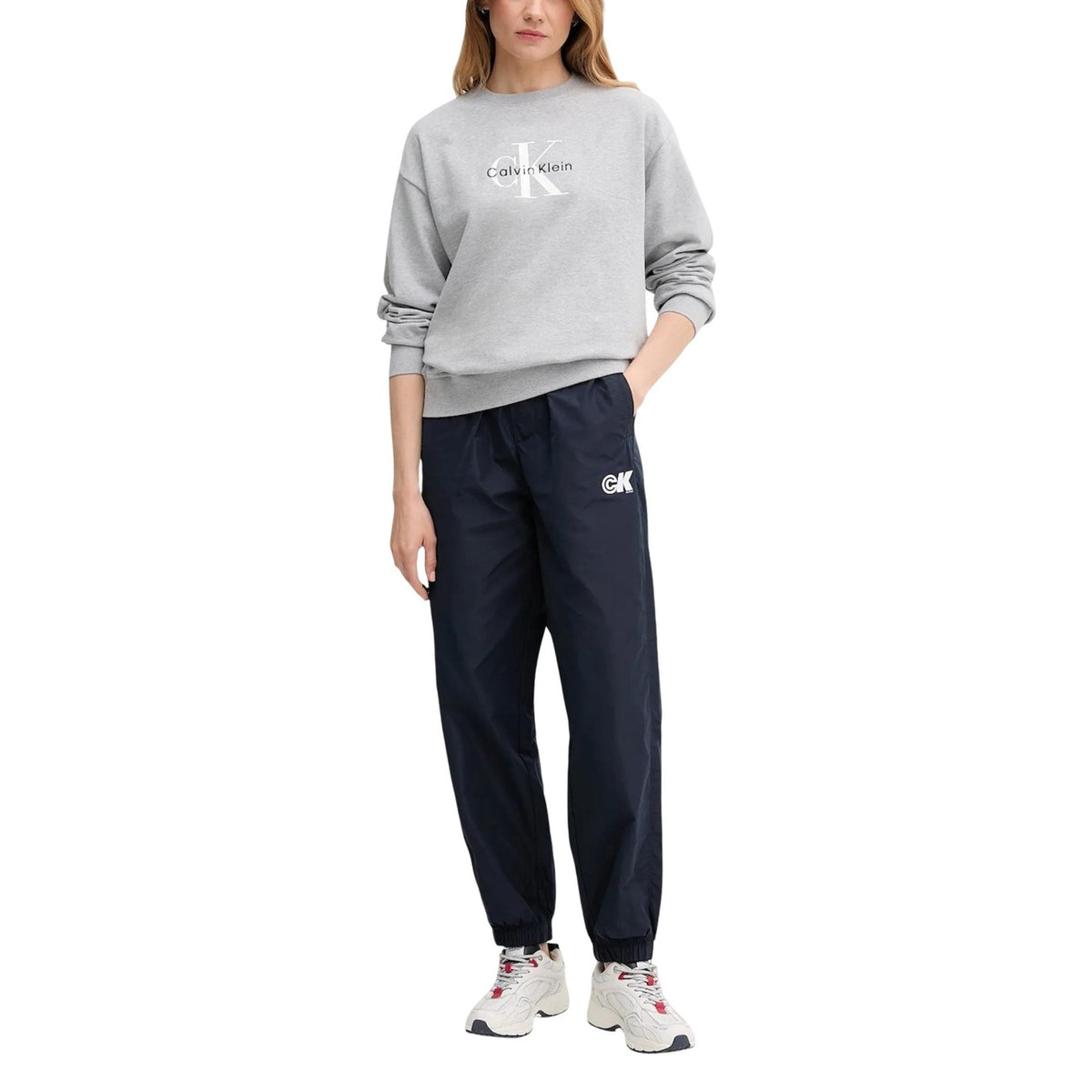 Calvin Klein Jeans — LV047C627G blue women's pants — view 3
